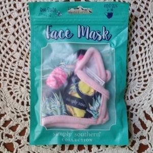Kids Simply Southern Pineapple Face Masks